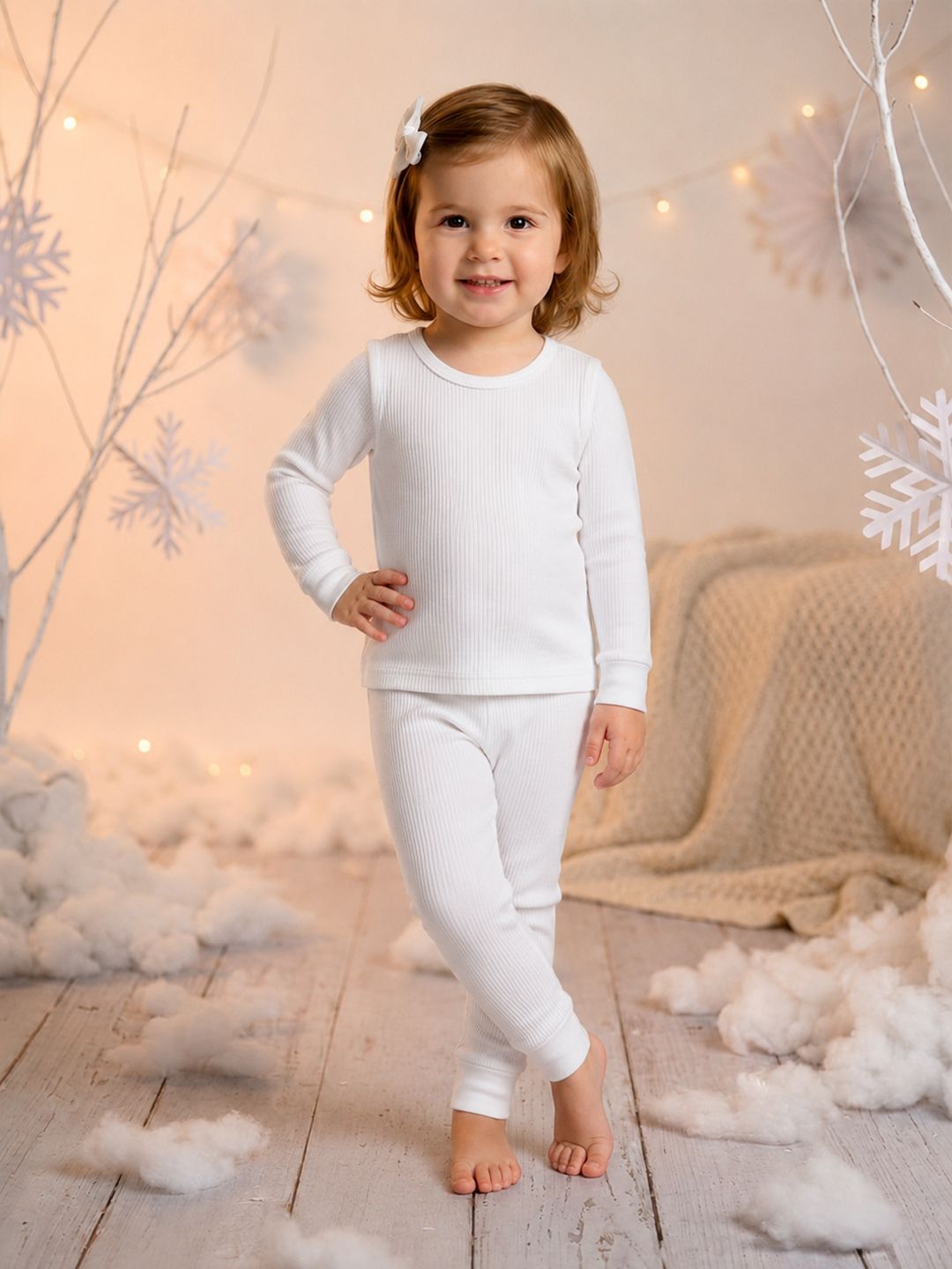 Kanvin Girls Cotton Round Neck Thermal Set-picture-44