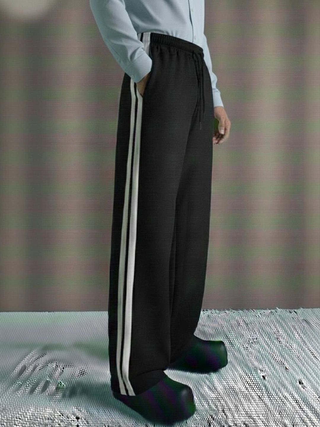IRONDYE Men Regular Fit Striped Track Pants-picture-29