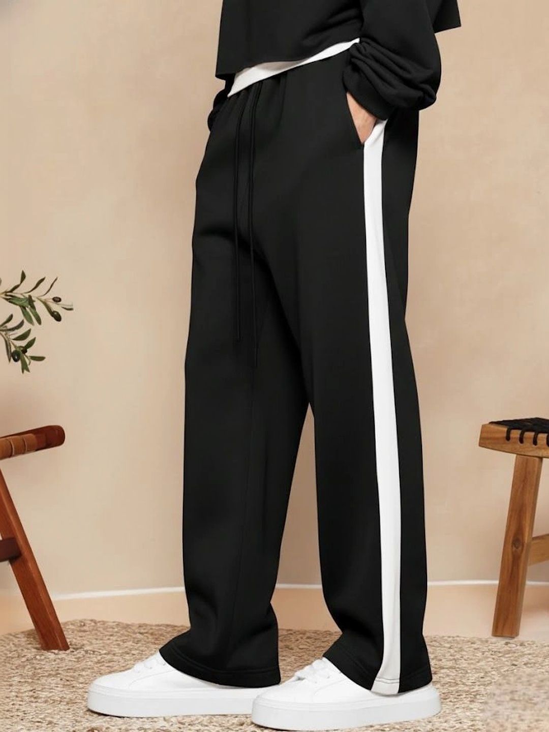 IRONDYE Men Regular Fit Colourblocked Training Track Pants-picture-20