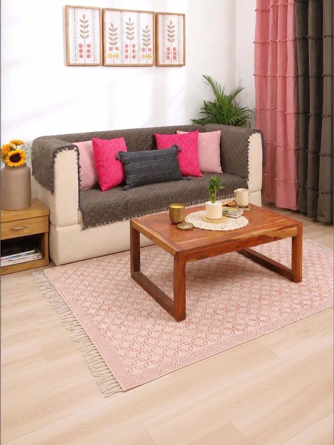 eyda Grey Sofa Cover With Arms-picture-12