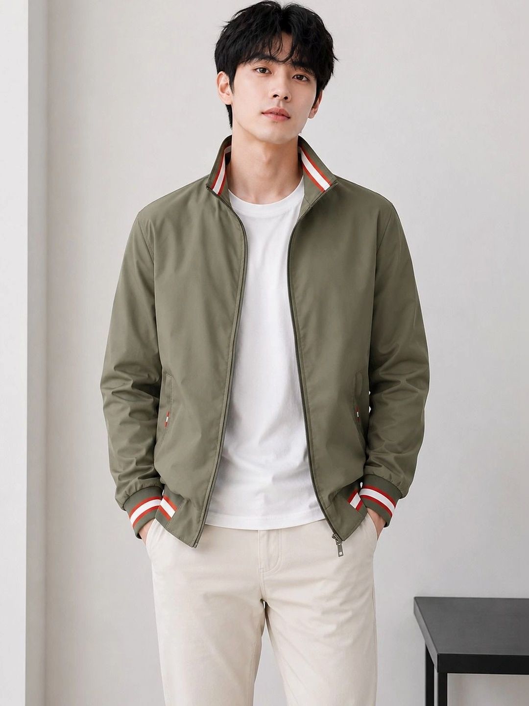 Moda Rapido Men Running Bomber Jacket-picture-50