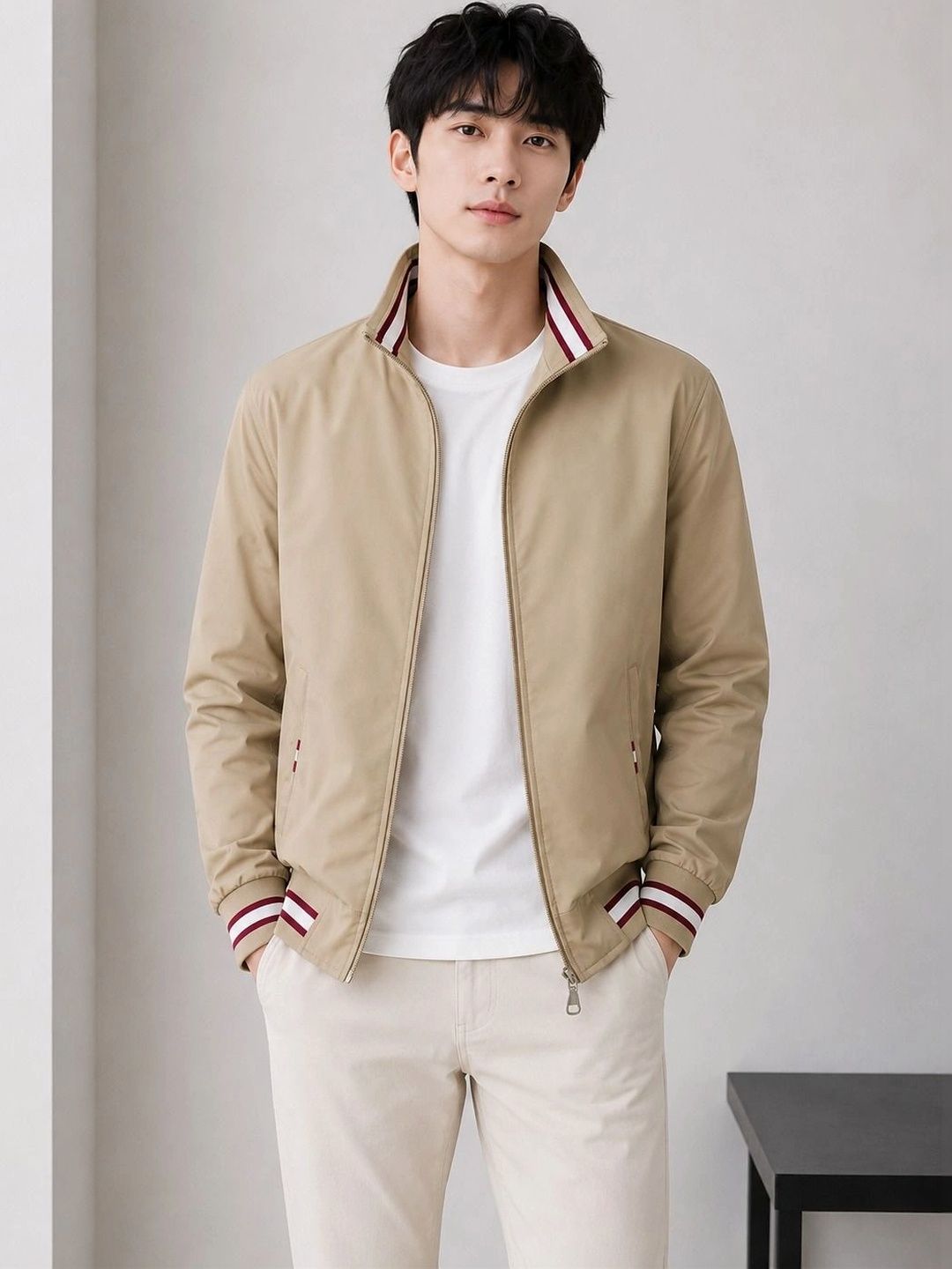 Moda Rapido Men Lightweight Running Bomber Jacket-picture-47