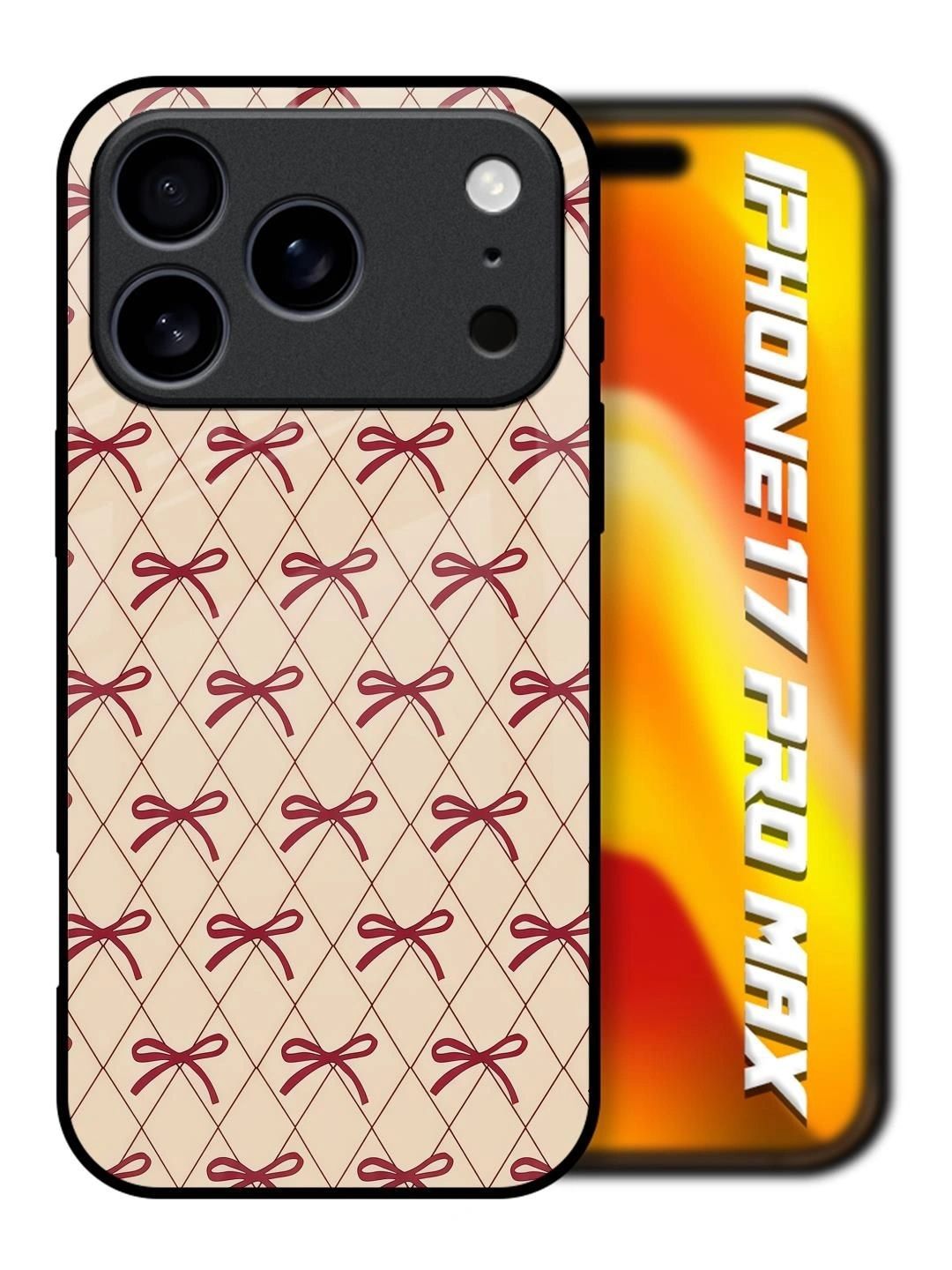 QRIOH Geometric Printed iPhone 17 Pro Max Back Case Mobile Accessories-picture-12