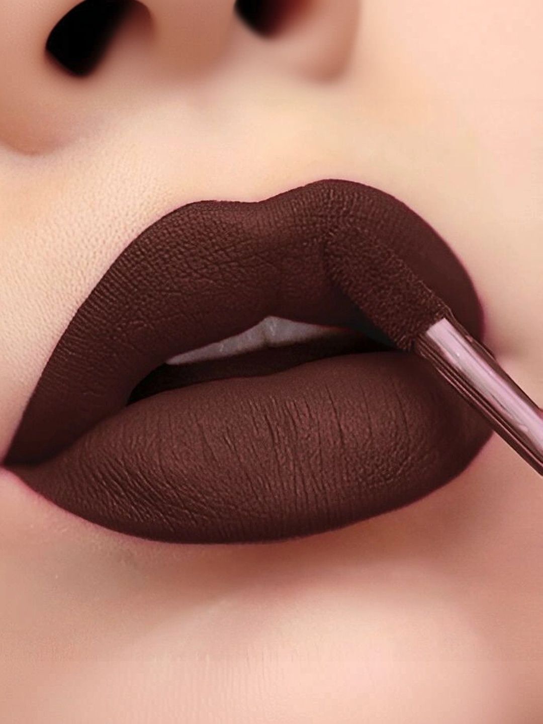 BELLABLOOM Transfer Proof Matte Liquid Lipstick - 5 ml - Brown-picture-47