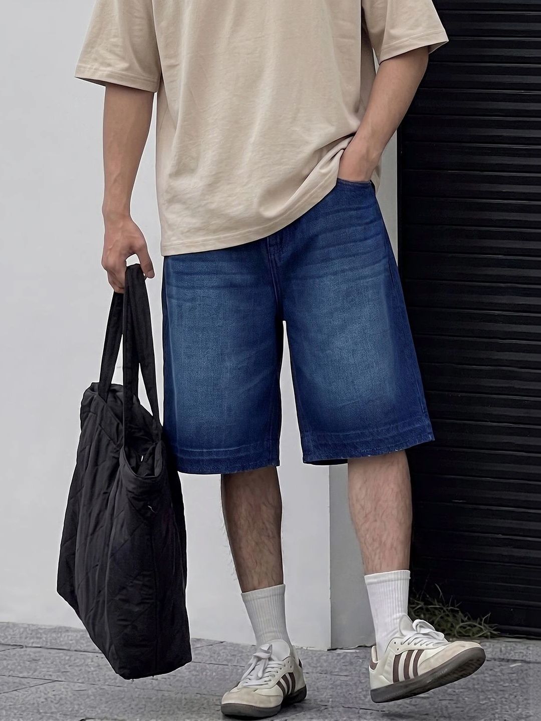 The Indian Garage Co Men Denim Shorts-picture-20