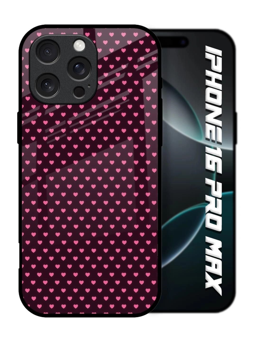 QRIOH Conversational Printed iPhone 16 Pro Max Back Case Mobile Accessories-image-2