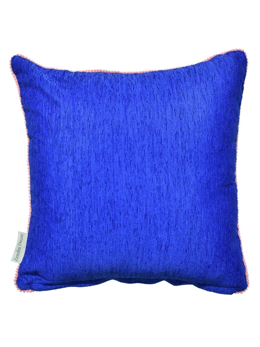 ZENSHA DECOR Navy Blue Square Cushion Covers-picture-23