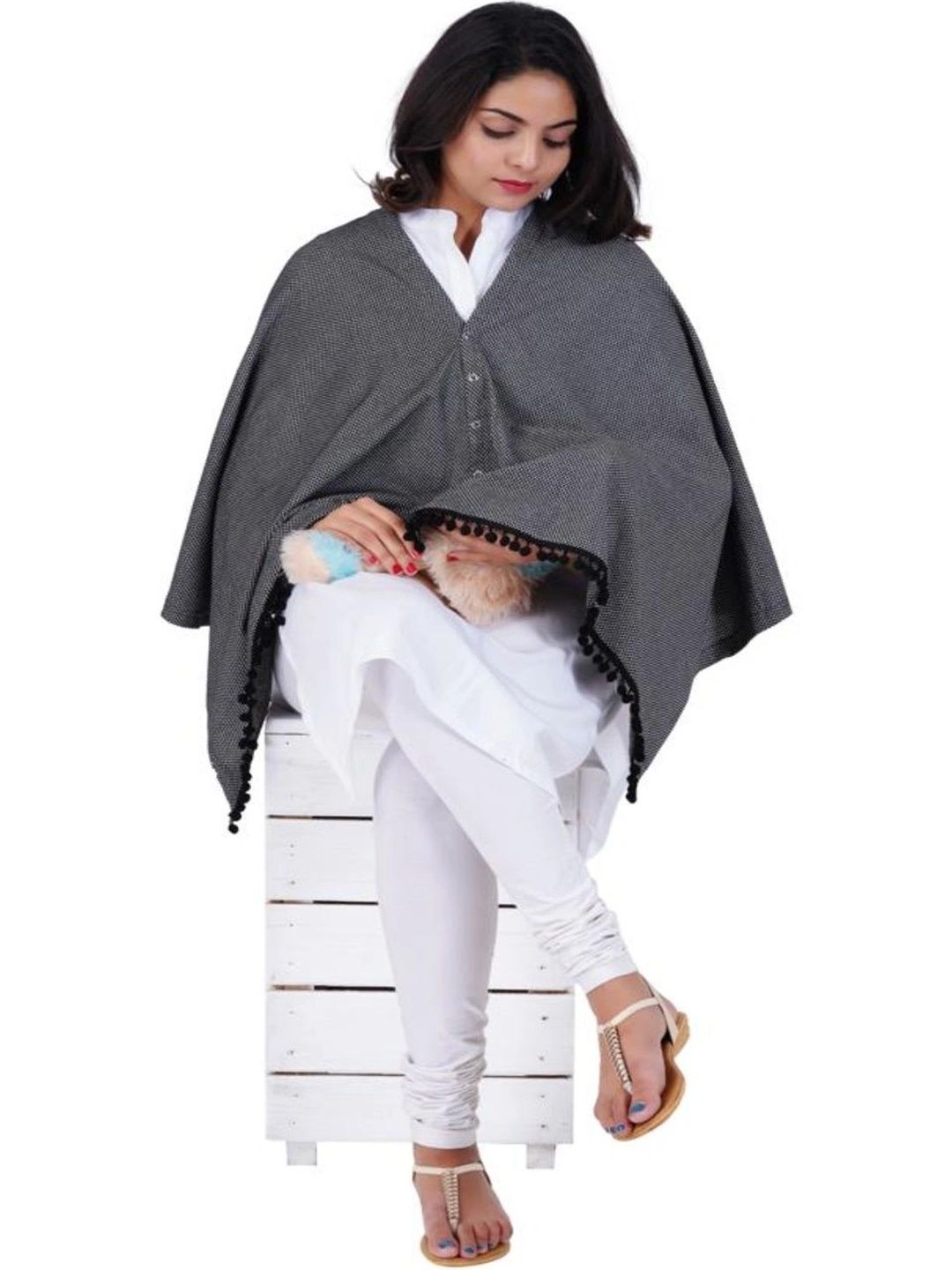 AGUILA Women Tasselled Shrug-picture-34