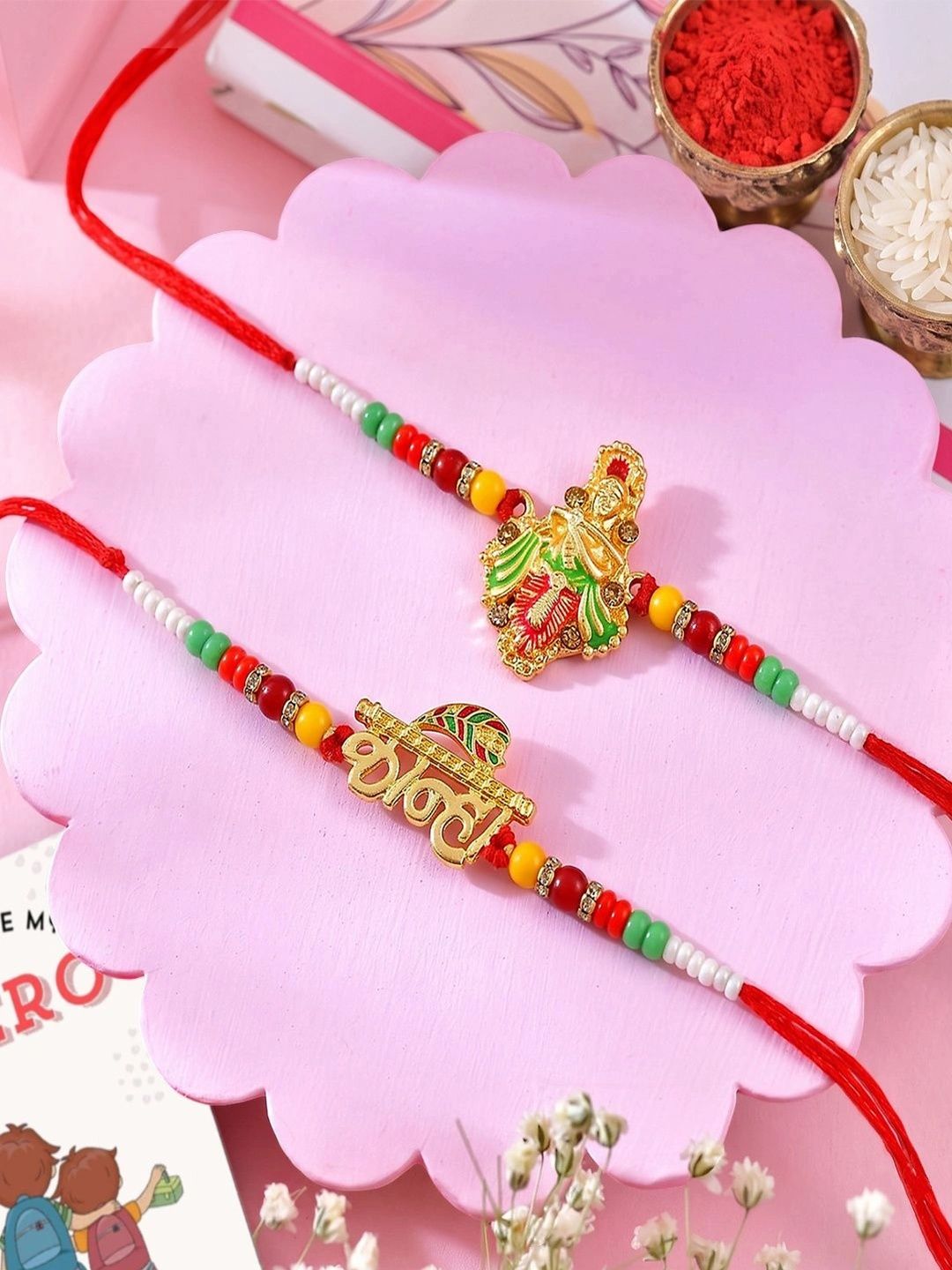 ascension Ascensio Rakhi With Roli Tilak & Fridge Magnet-picture-27