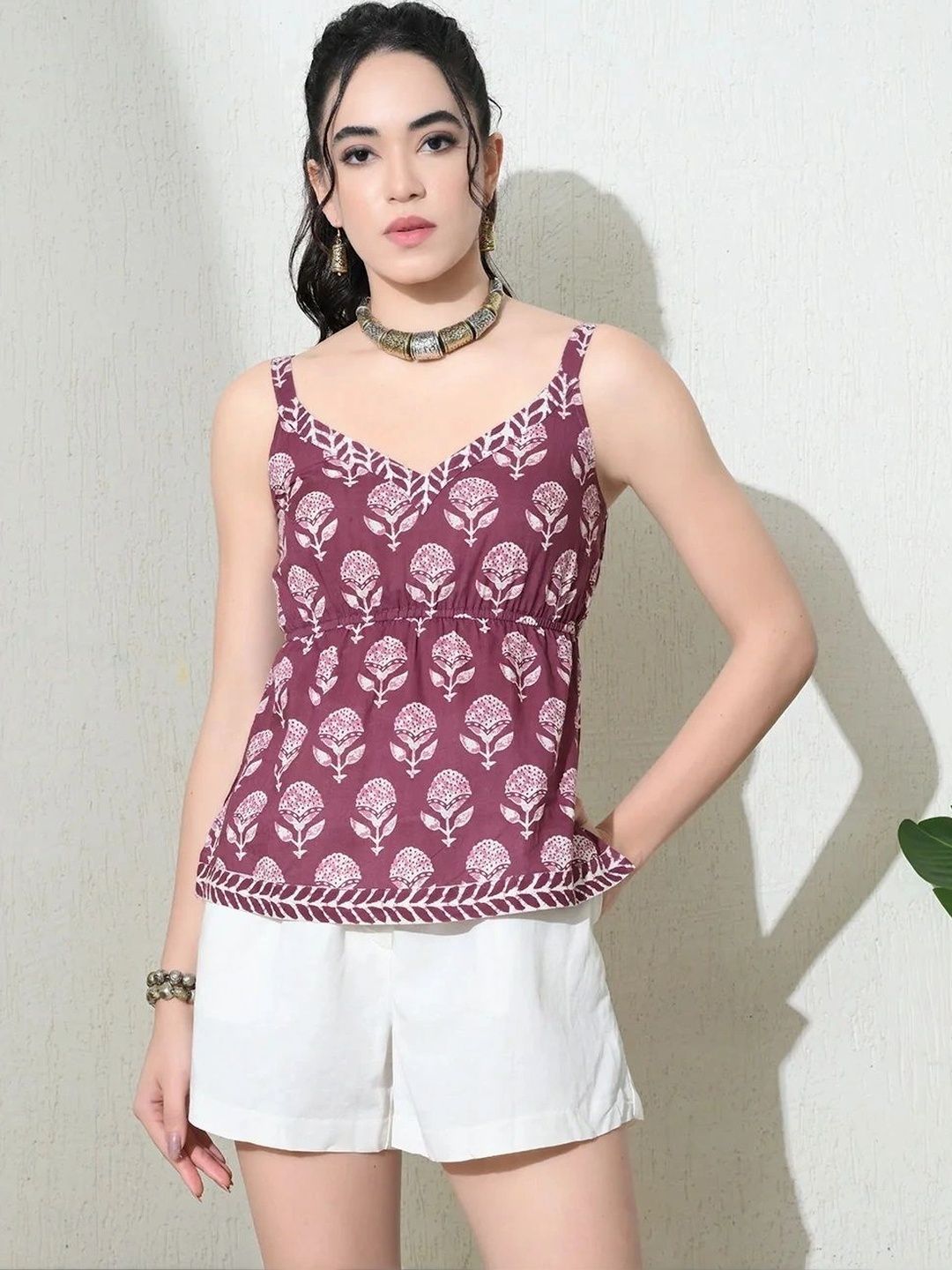 CORSICA Floral Print Top-picture-42