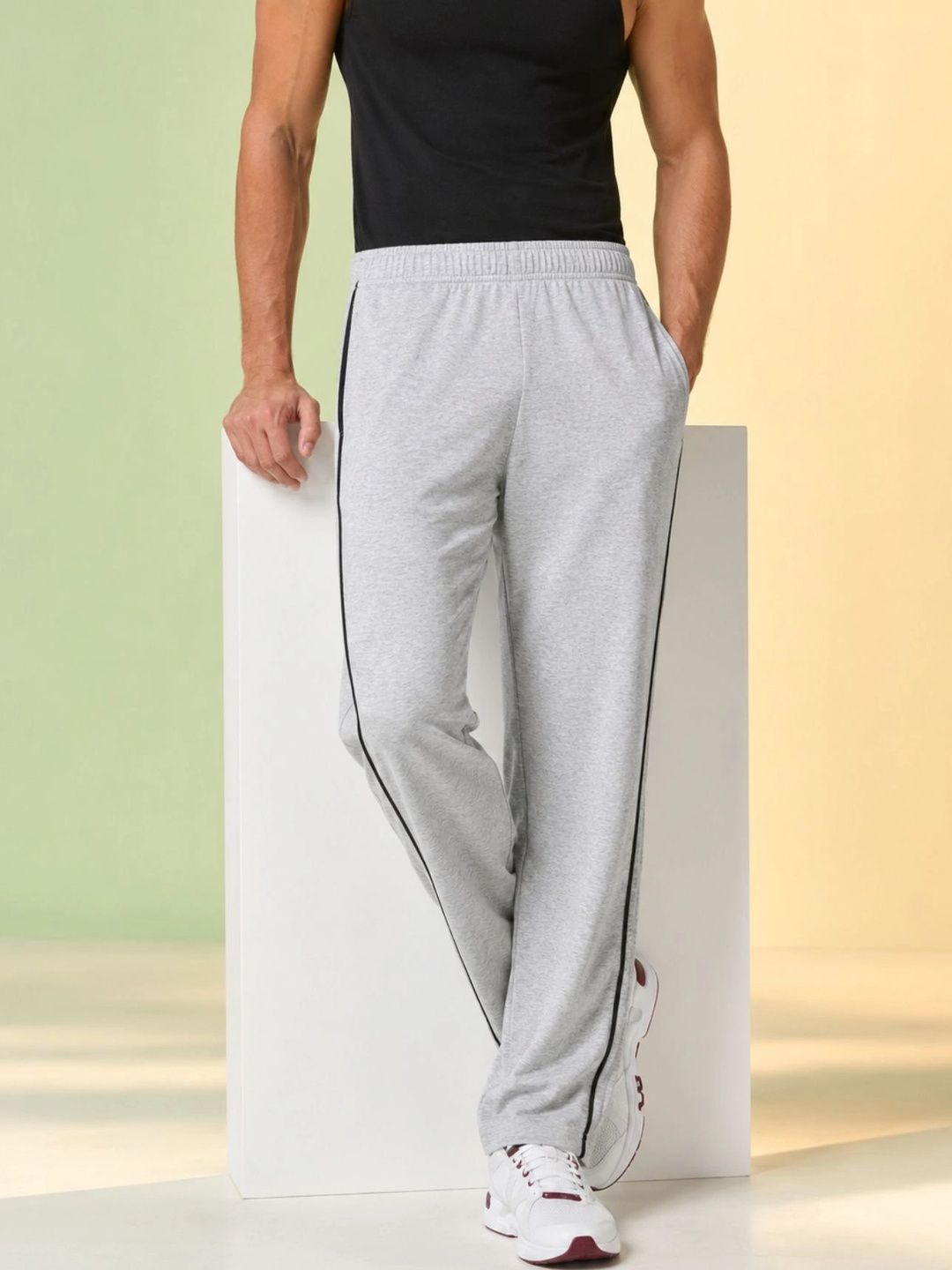 HoC Men Regular Fit Training Track Pants-picture-17