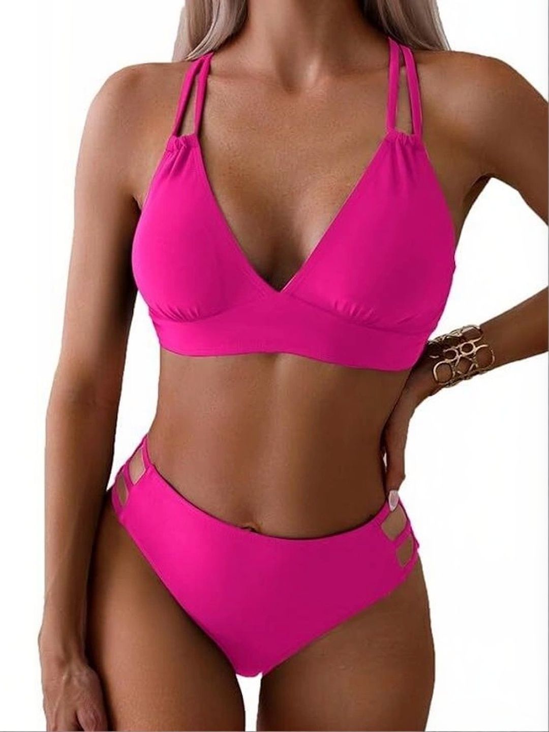 Origin pvt LTD V-Neck Swim Bikini Set-picture-36