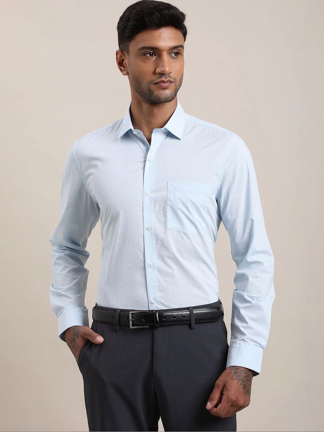 Turtle Men Standard Slim Fit Formal Shirt-picture-27