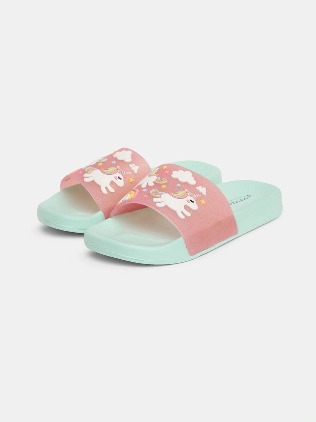 Pantaloons Junior Girls Printed Rubber Sliders-picture-21
