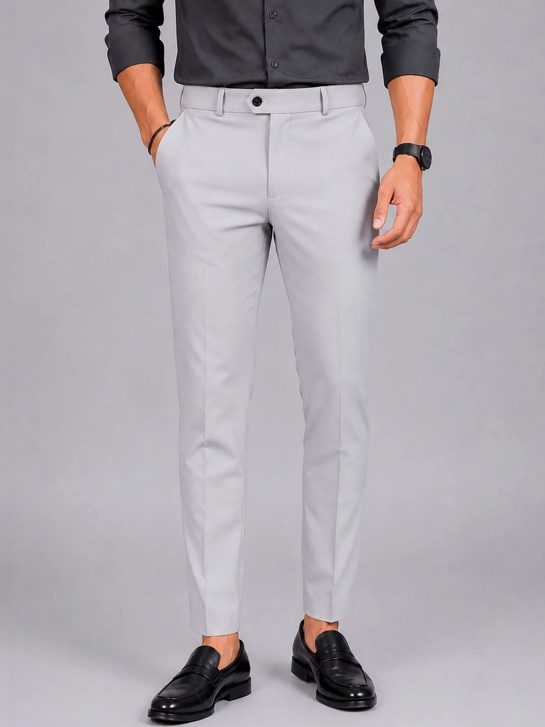 U.S. PITCHERS Men Original Slim Fit Trousers-picture-26