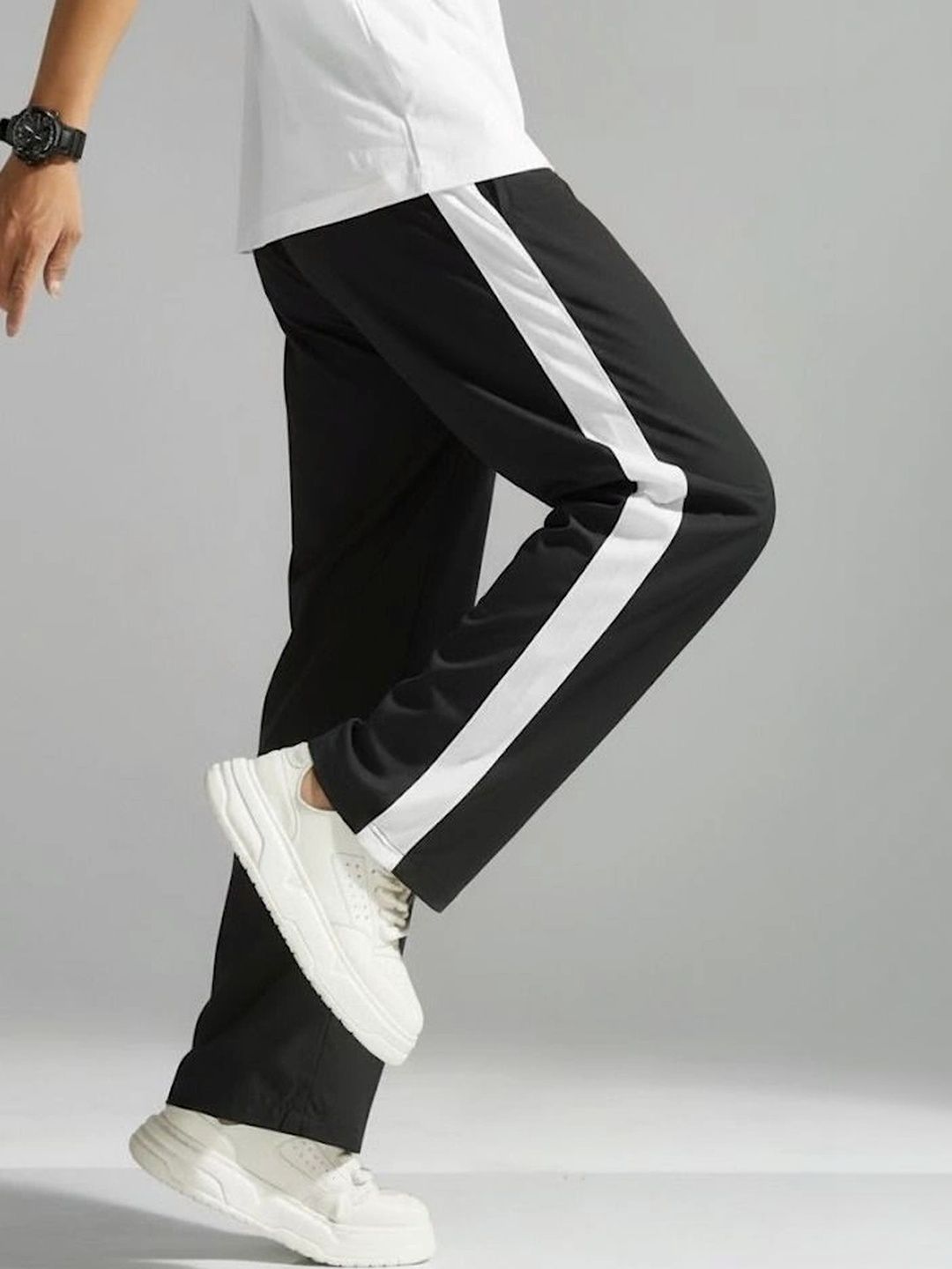 PROGENY Men Regular Fit Colourblocked Training Track Pants-picture-12