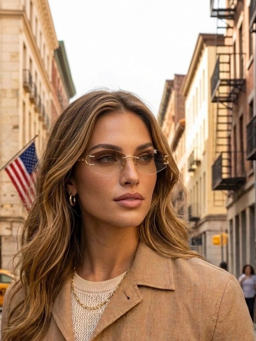 KOPEK Unisex Brown Lens & Gold-Toned Other Sunglasses-picture-10