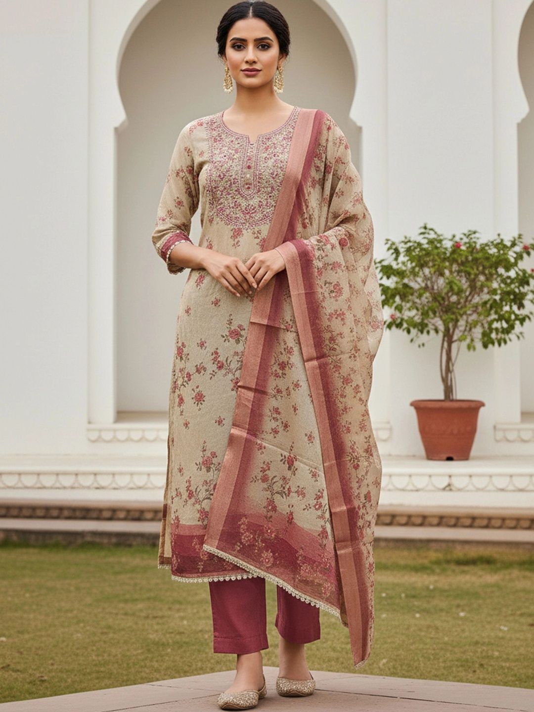 MANVAA Printed Linen Unstitched Dress Material-picture-21