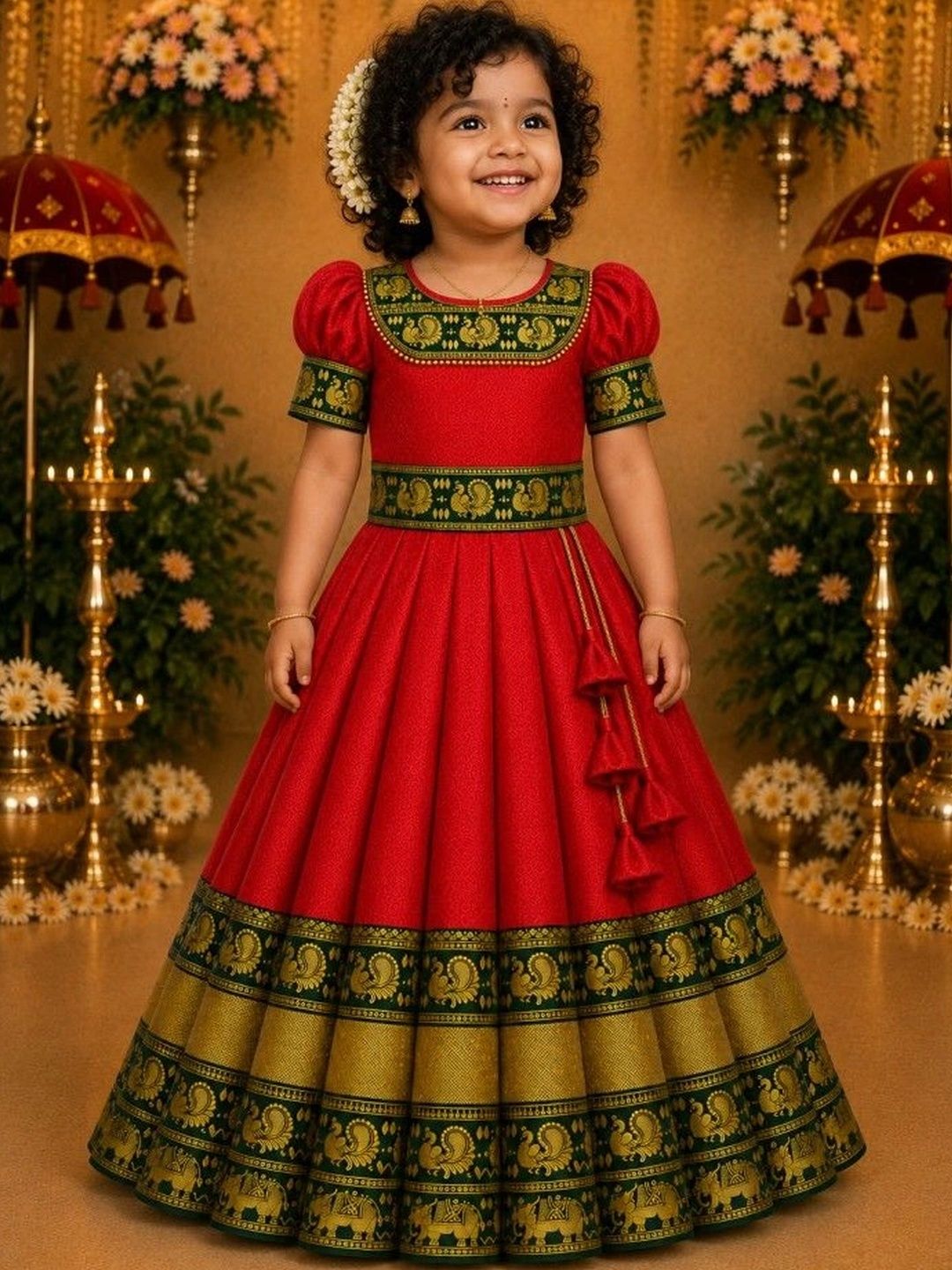 Xepon Girls Embellished Ready to Wear Lehenga &-picture-38