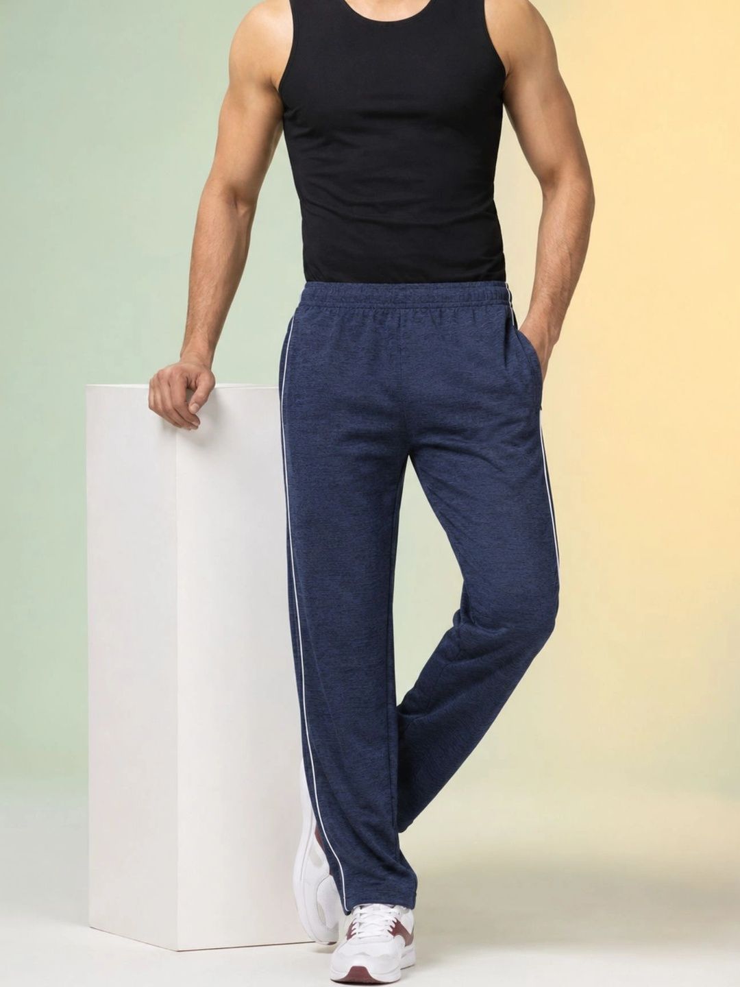 HoC Men Regular Fit Training Track Pants-picture-16