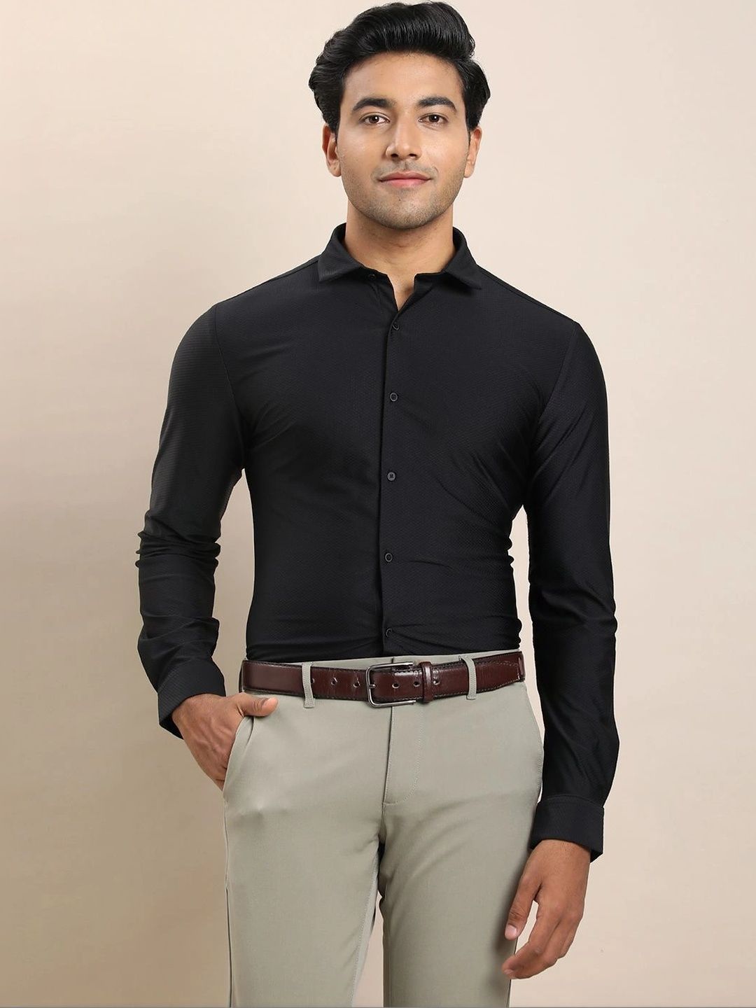 Turtle Men Standard Slim Fit Formal Shirt-picture-24