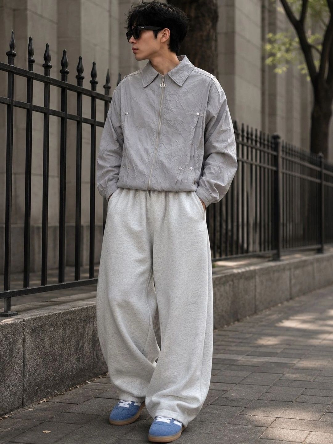 SYNZO Men Relaxed Easy Wash Trousers-picture-55