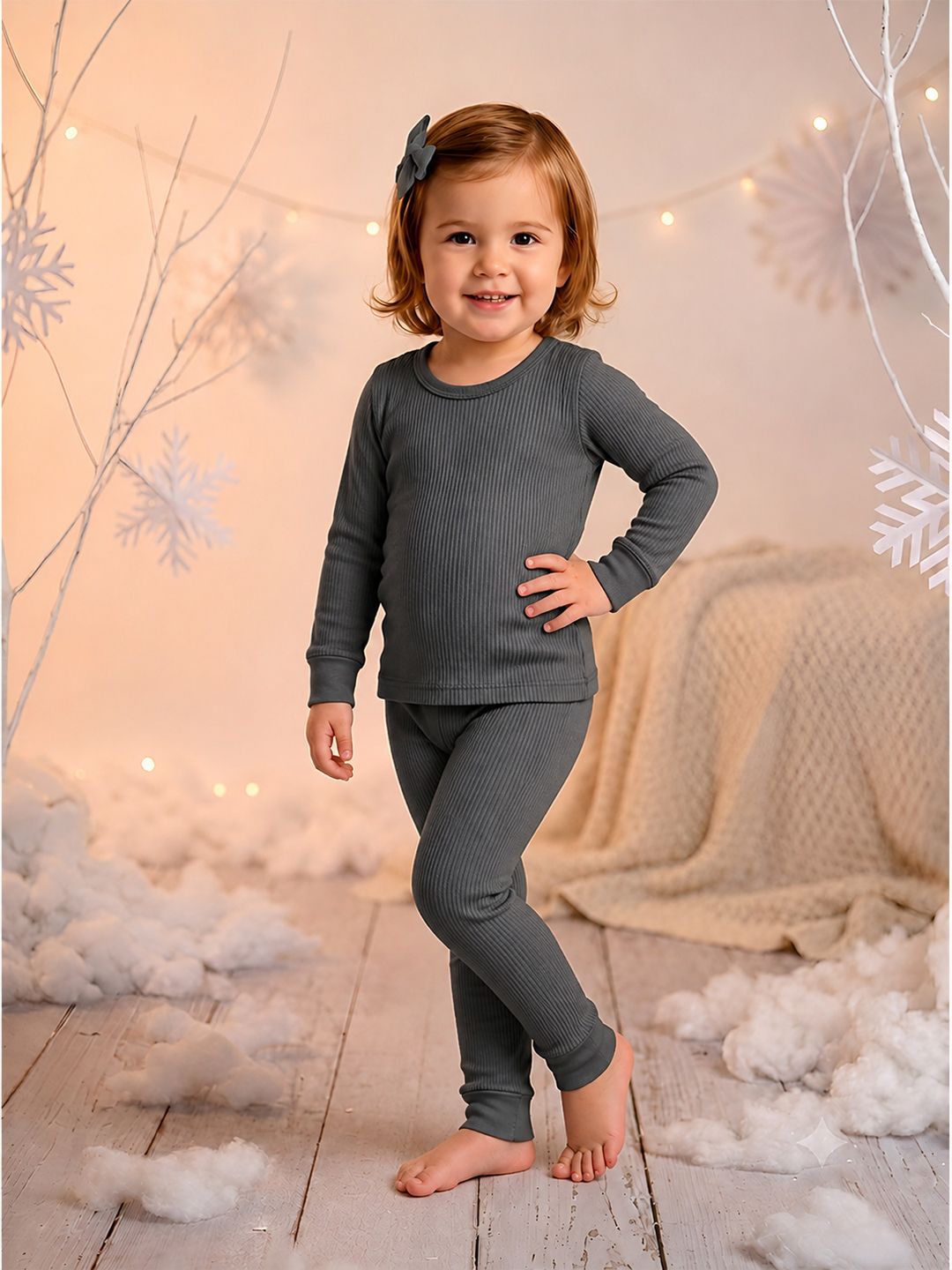 Kanvin Girls Cotton Round Neck Thermal Set-picture-40