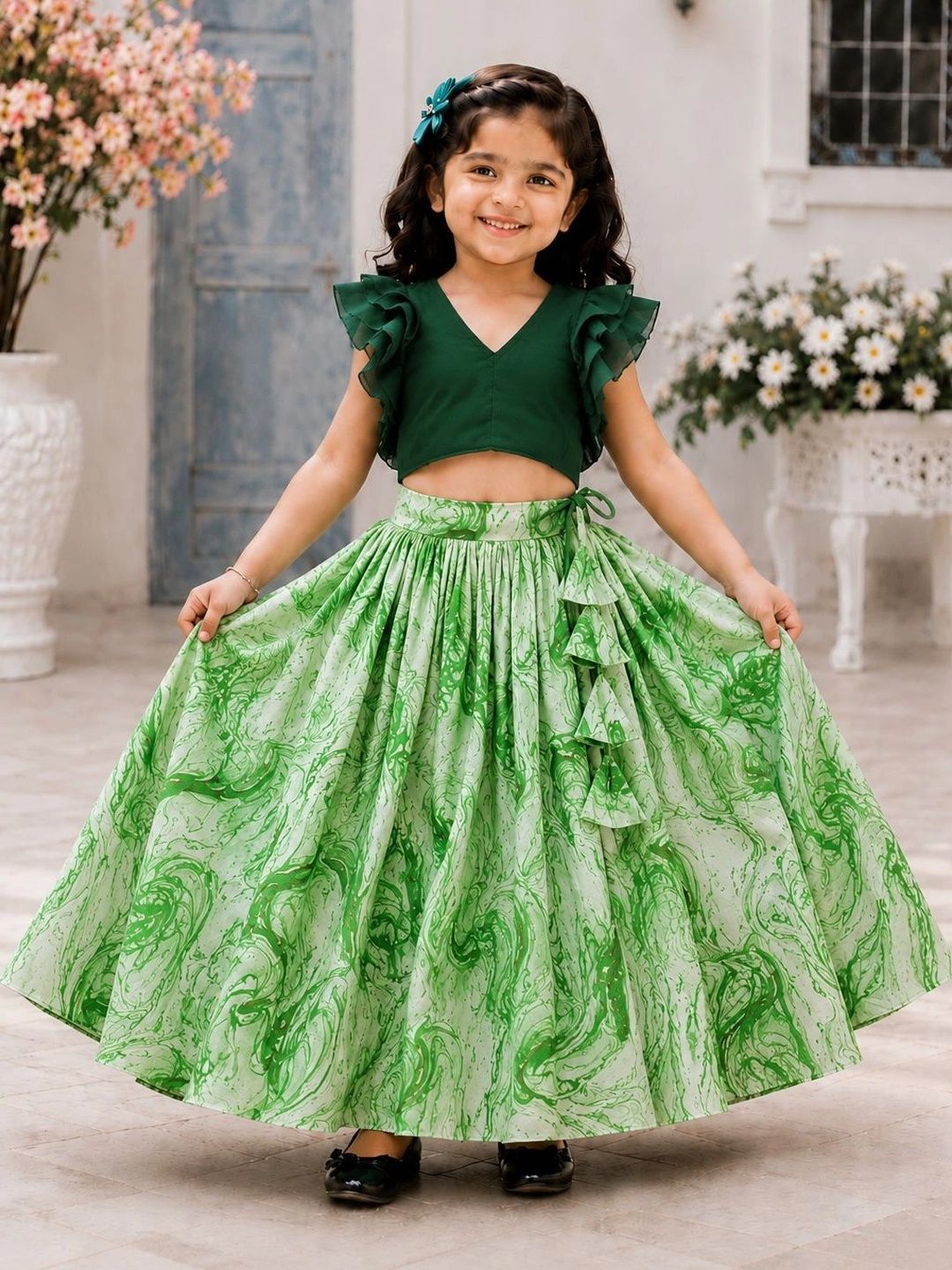 DRISHIV ENTERPRISE Girls Ready to Wear Lehenga &-picture-45