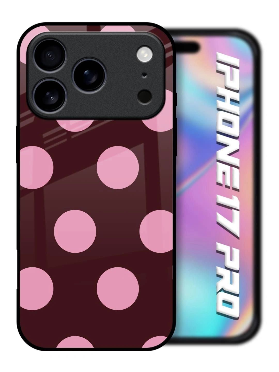 QRIOH Geometric Printed iPhone 17 Pro Back Case Mobile Accessories-picture-47