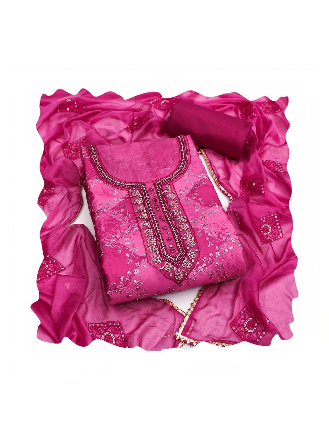 MANVAA Embroidered Unstitched Dress Material-picture-14