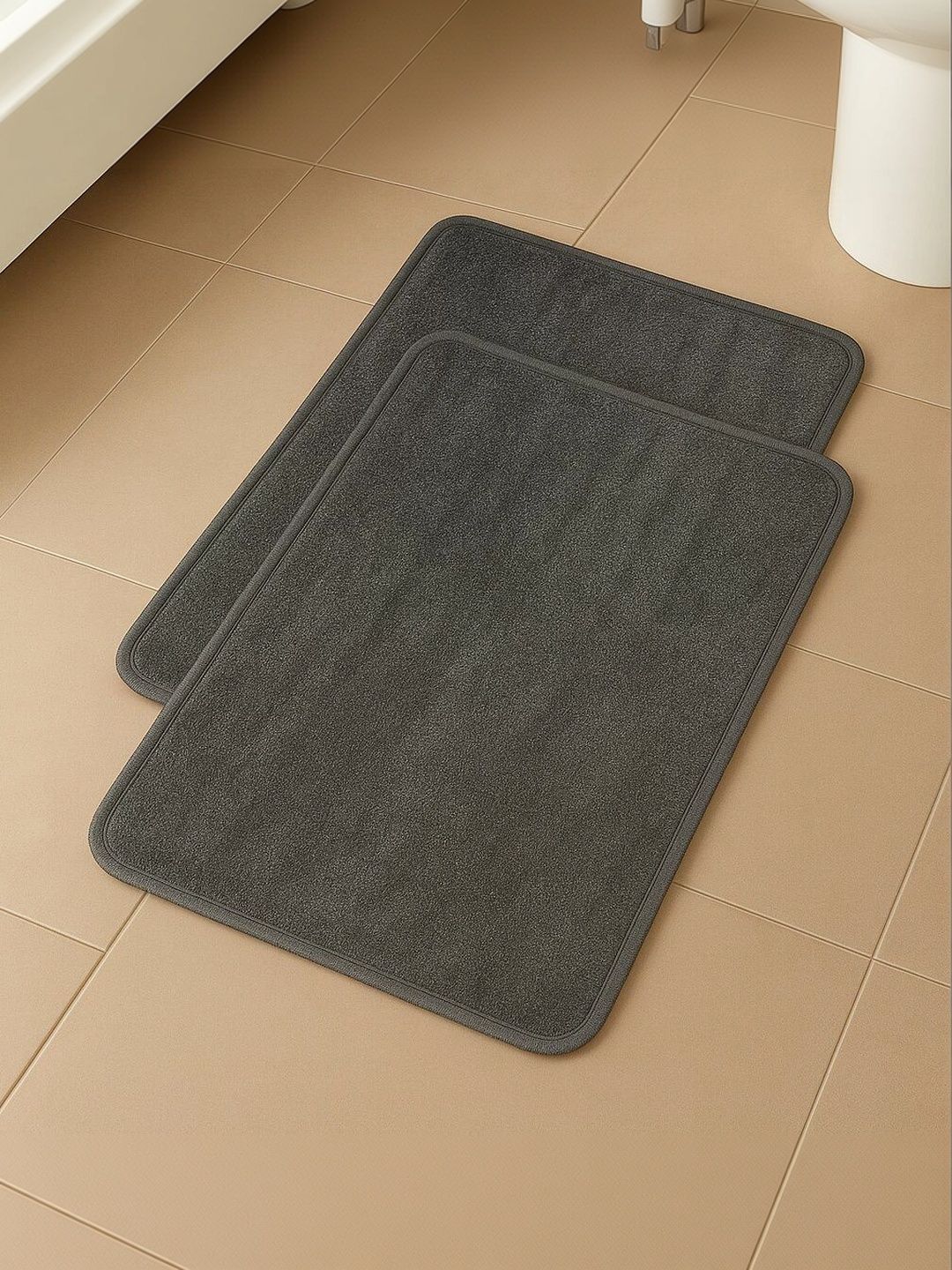 DAMAC 2 Pieces Blue Cotton Doormats-picture-33