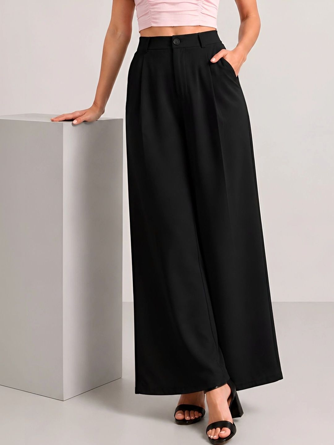Mast & Harbour Women High-Rise Trousers-picture-14
