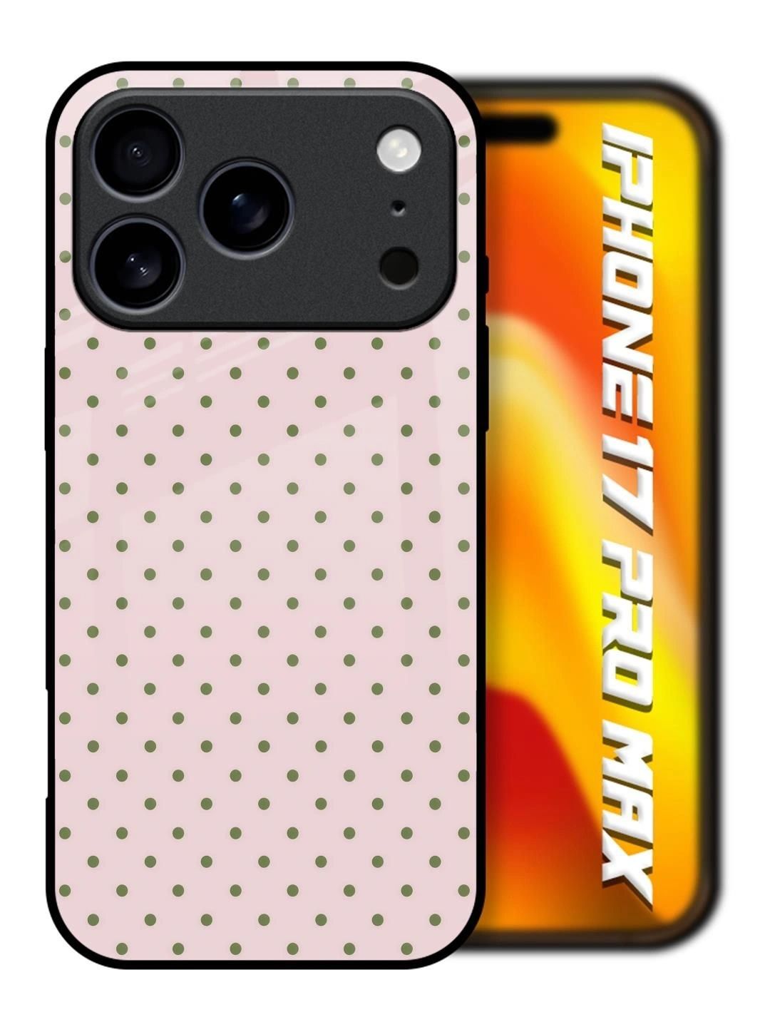 QRIOH Geometric Printed iPhone 17 Pro Max Back Case Mobile Accessories-picture-51