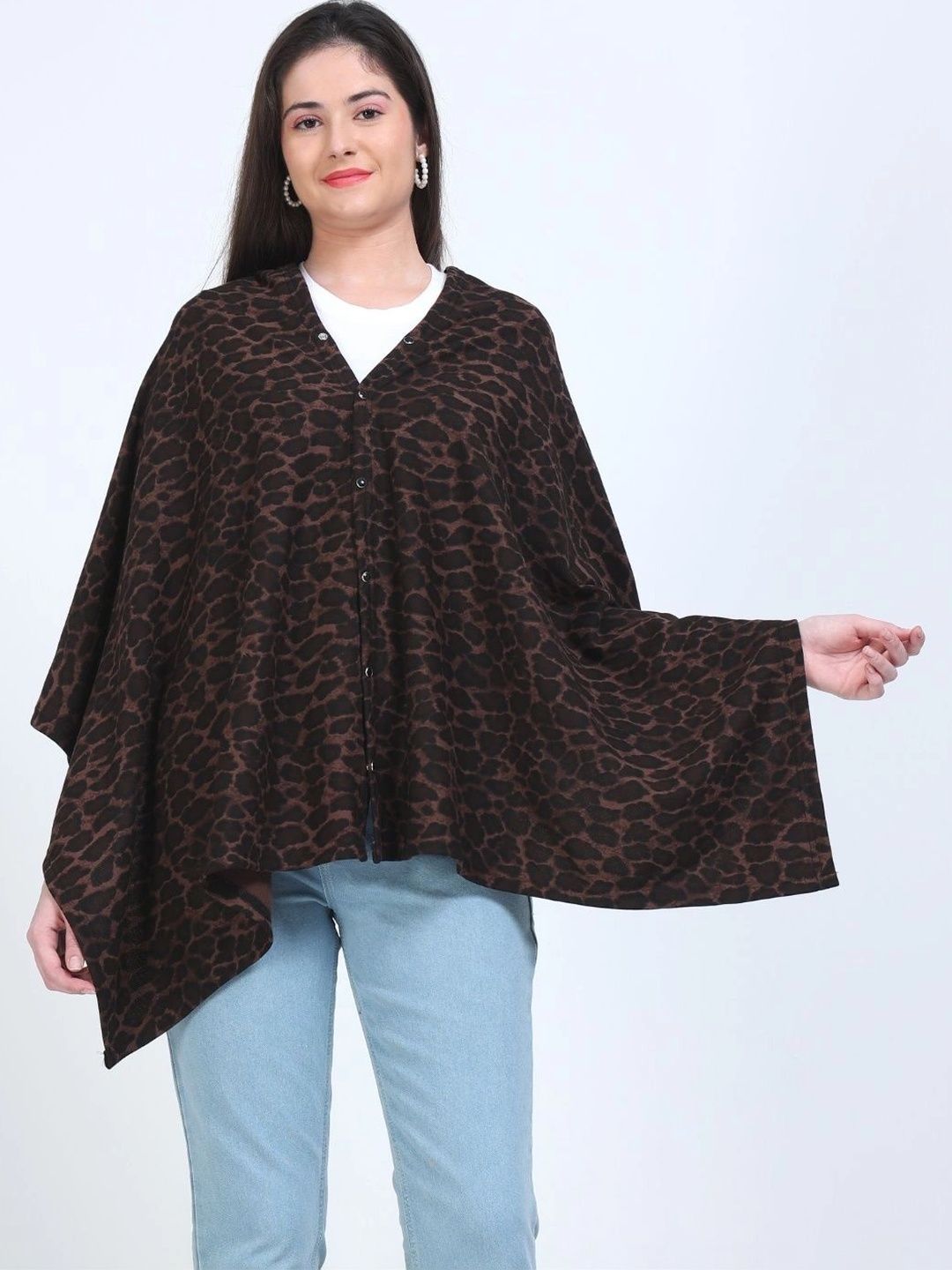 AGUILA Women Printed Button Shrug-image-30