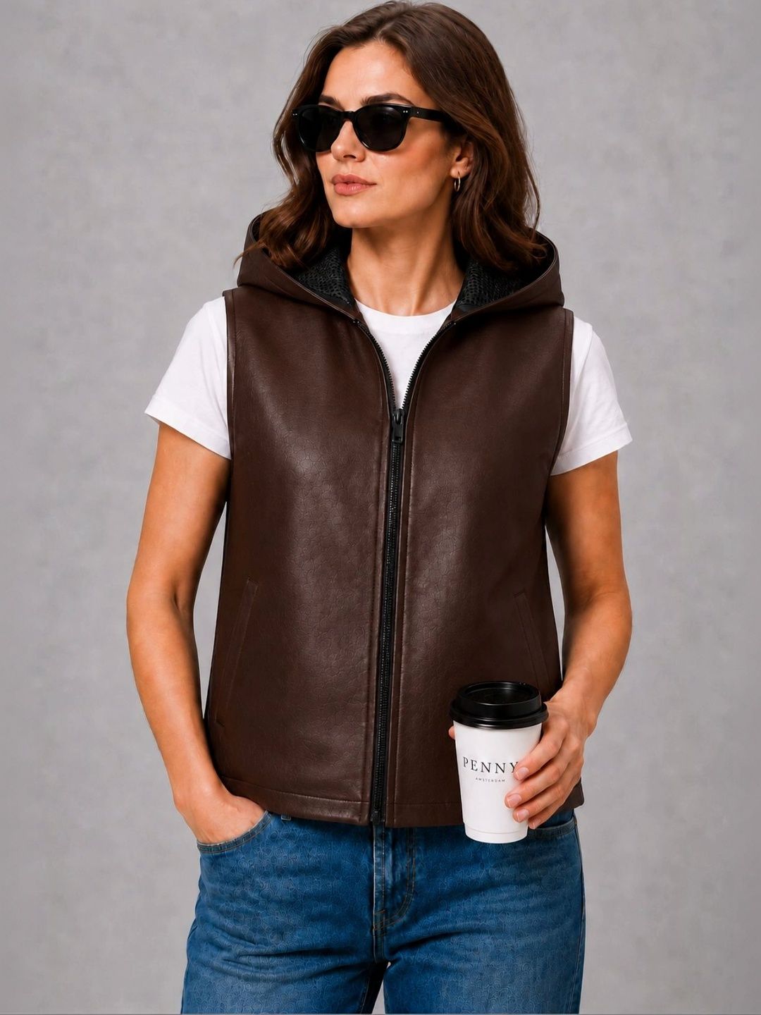 Raxedo Women Leather Training or Gym Jacket-picture-17