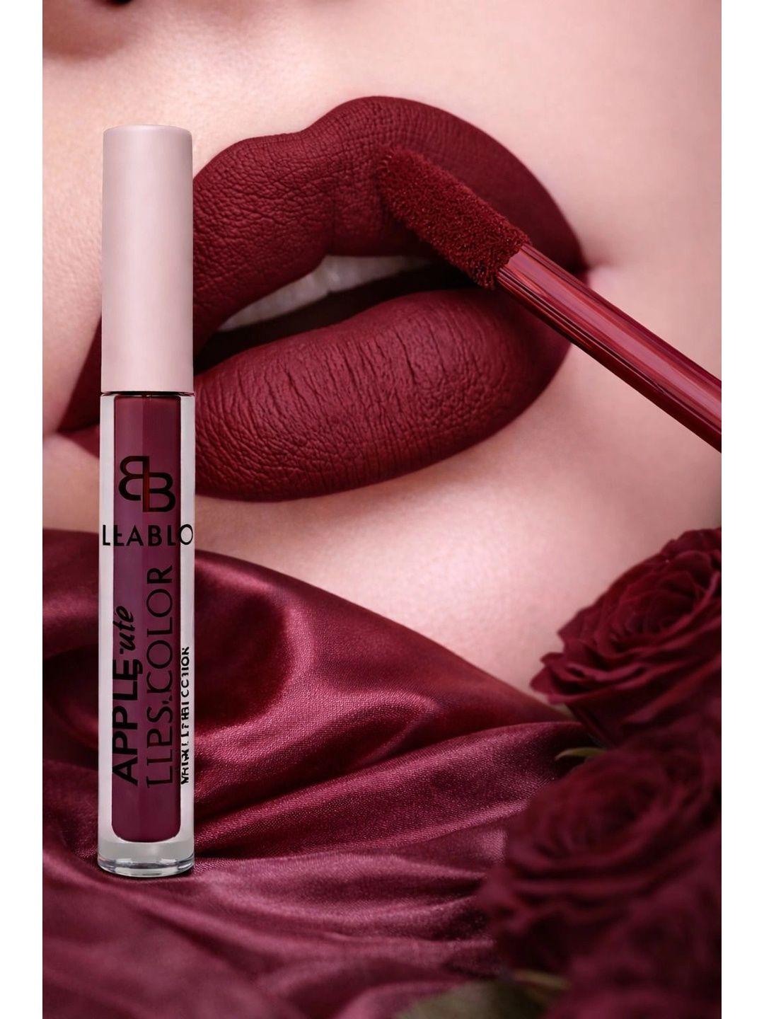 BELLABLOOM Transfer Proof Matte Liquid Lipstick - 5 ml - Plum-picture-18