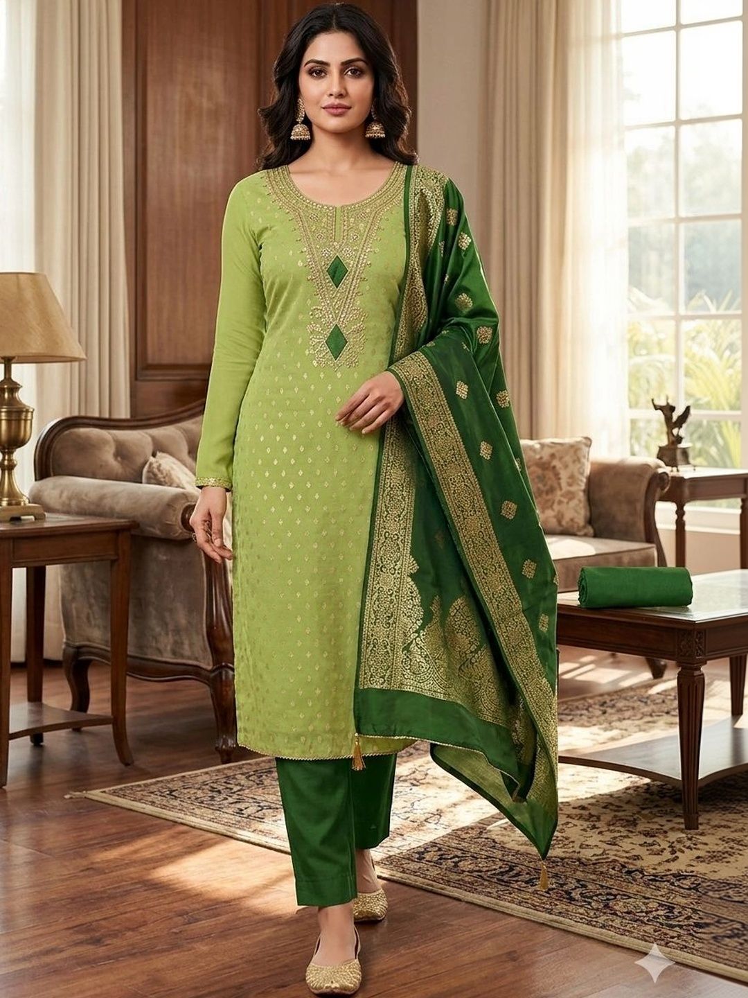 MANVAA Embroidered Unstitched Dress Material-picture-21