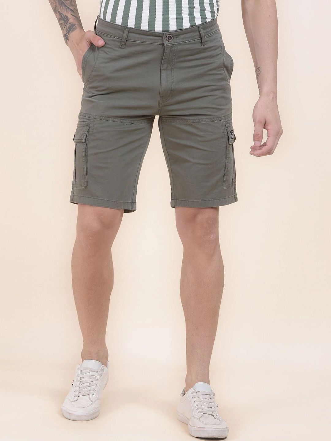 Cantabil Men Cargo Shorts-picture-41