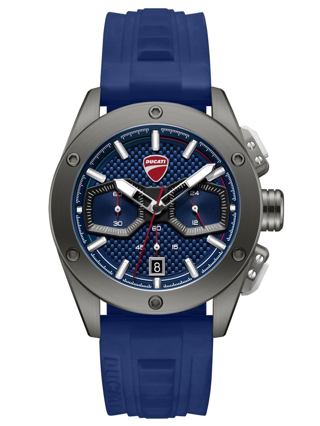 Ducati Men Dial & Straps Analogue Chronograph Watch DTWGO0002205W-image-4
