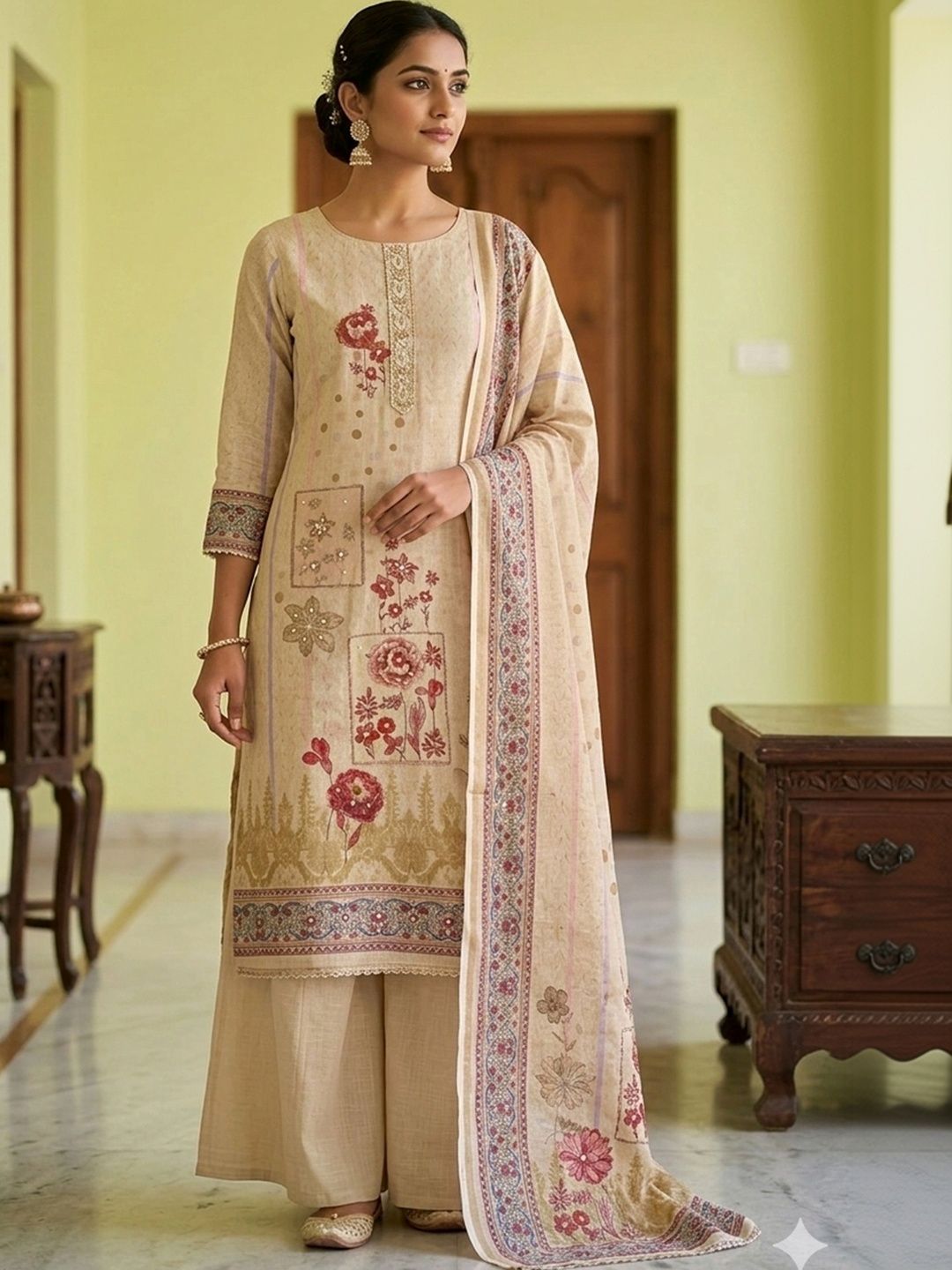MANVAA Printed Unstitched Dress Material-picture-33