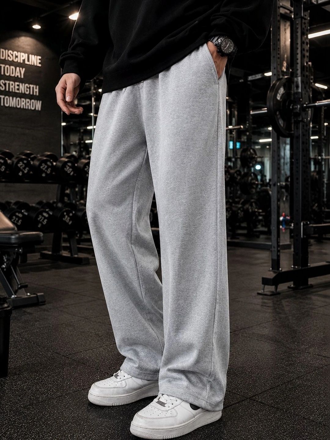 SYNZO Men Relaxed Easy Wash Trousers-picture-47