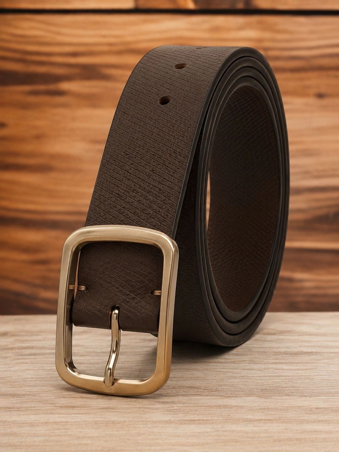 Red Tape Men Textured Leather Belt-picture-34