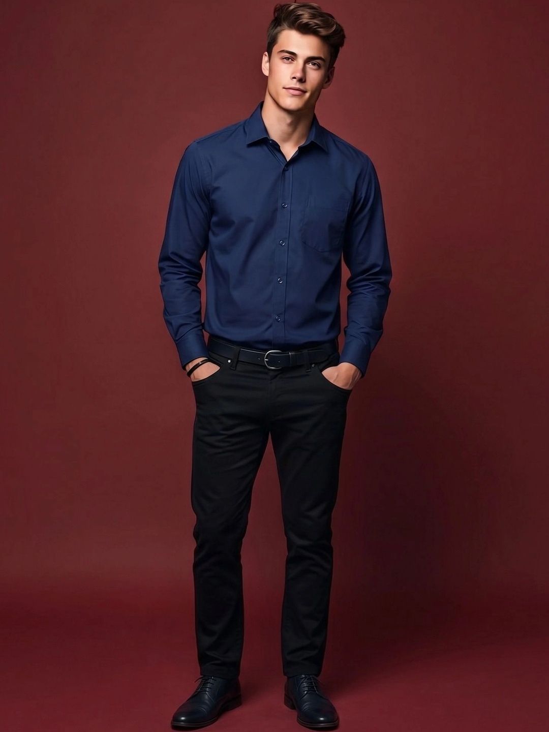 HERE&NOW Men Comfort Casual Shirt-picture-56