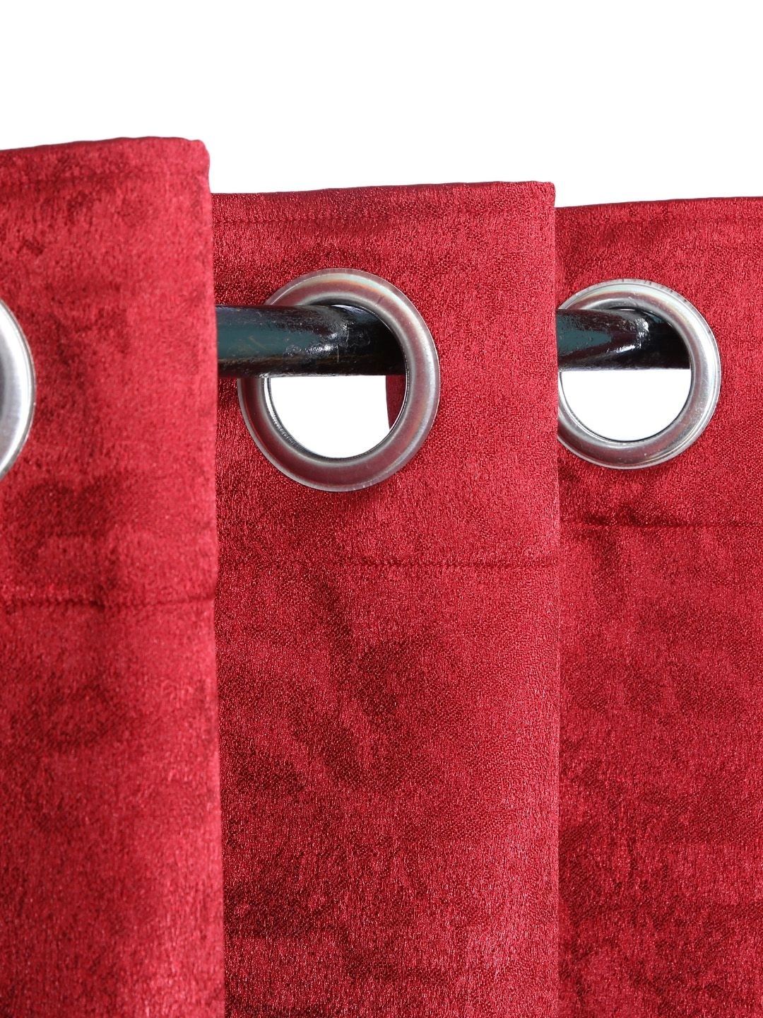 THE CONVERSION Maroon Room Darkening Door Curtain-image-23