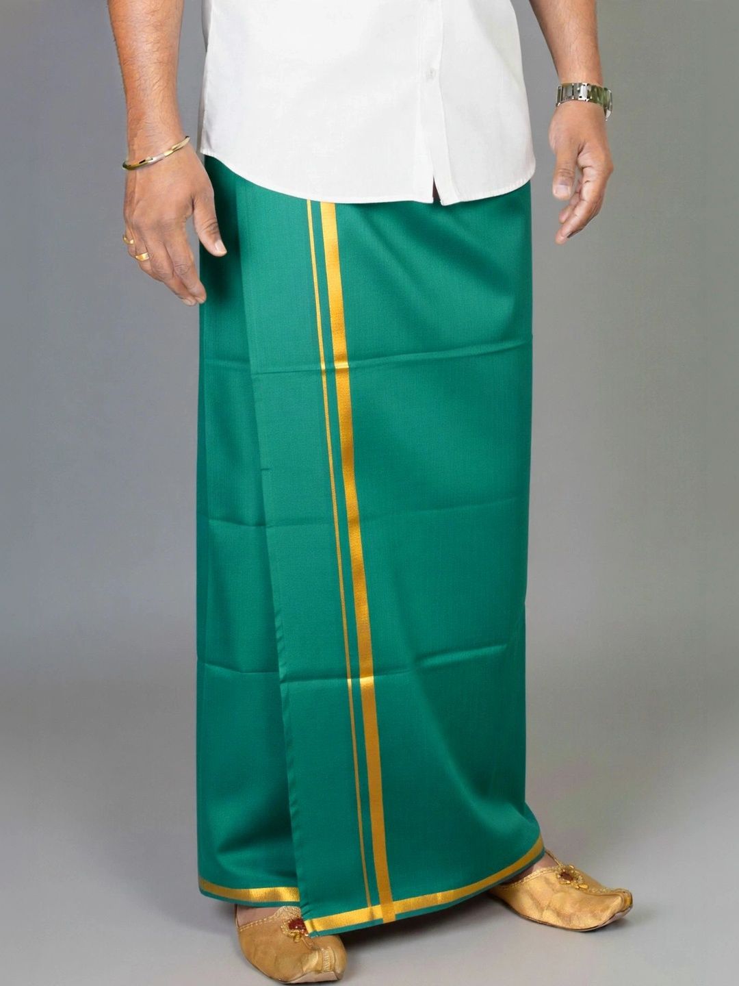 TUNI MANI Men Striped Cotton Dhoti Dhotis-image-34