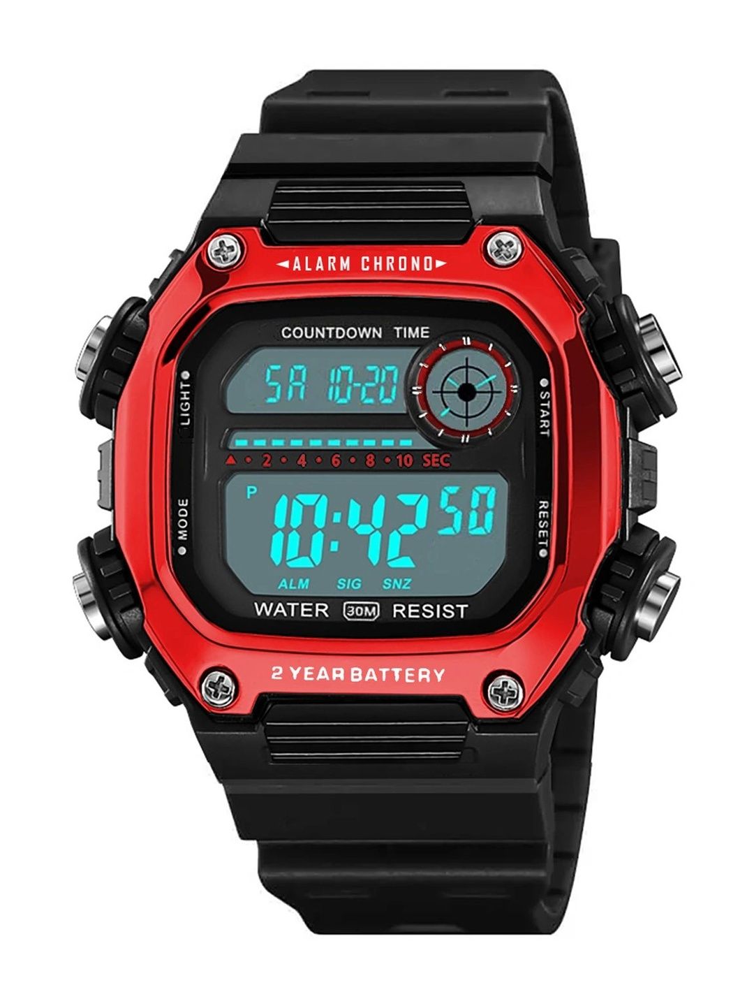 Time Up Unisex Dial & Straps Digital Watch 200M-107-image-21