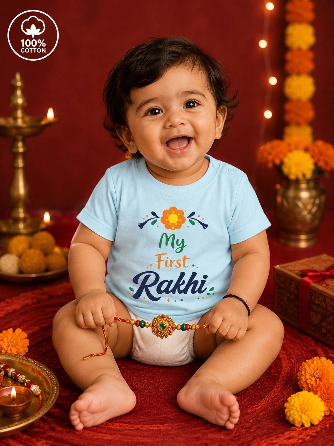 BLUSHES Kids Typography Printed T-shirt-picture-23