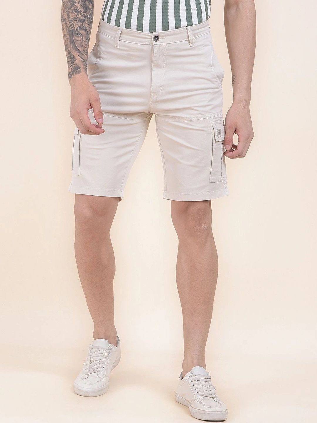 Cantabil Men Cargo Shorts-picture-34