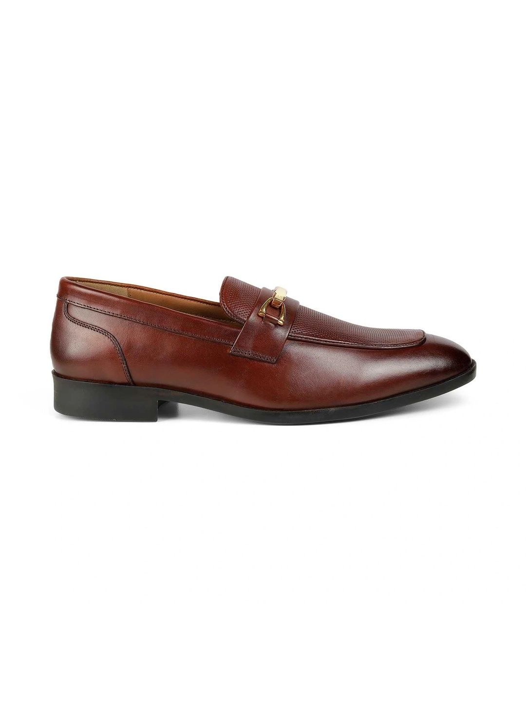 Tresmode Zoro Men Tan Leather Loafers-image-30