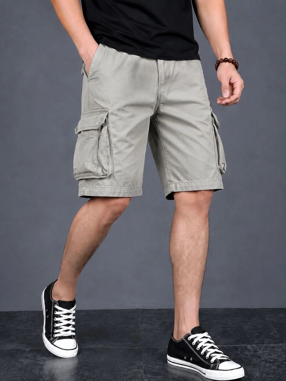 COMBRAIDED Men Cargo Shorts-picture-18